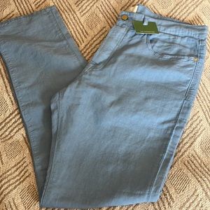 Sid Mashburn 36x32 Dusty Blue Canapa Cotton Canvas